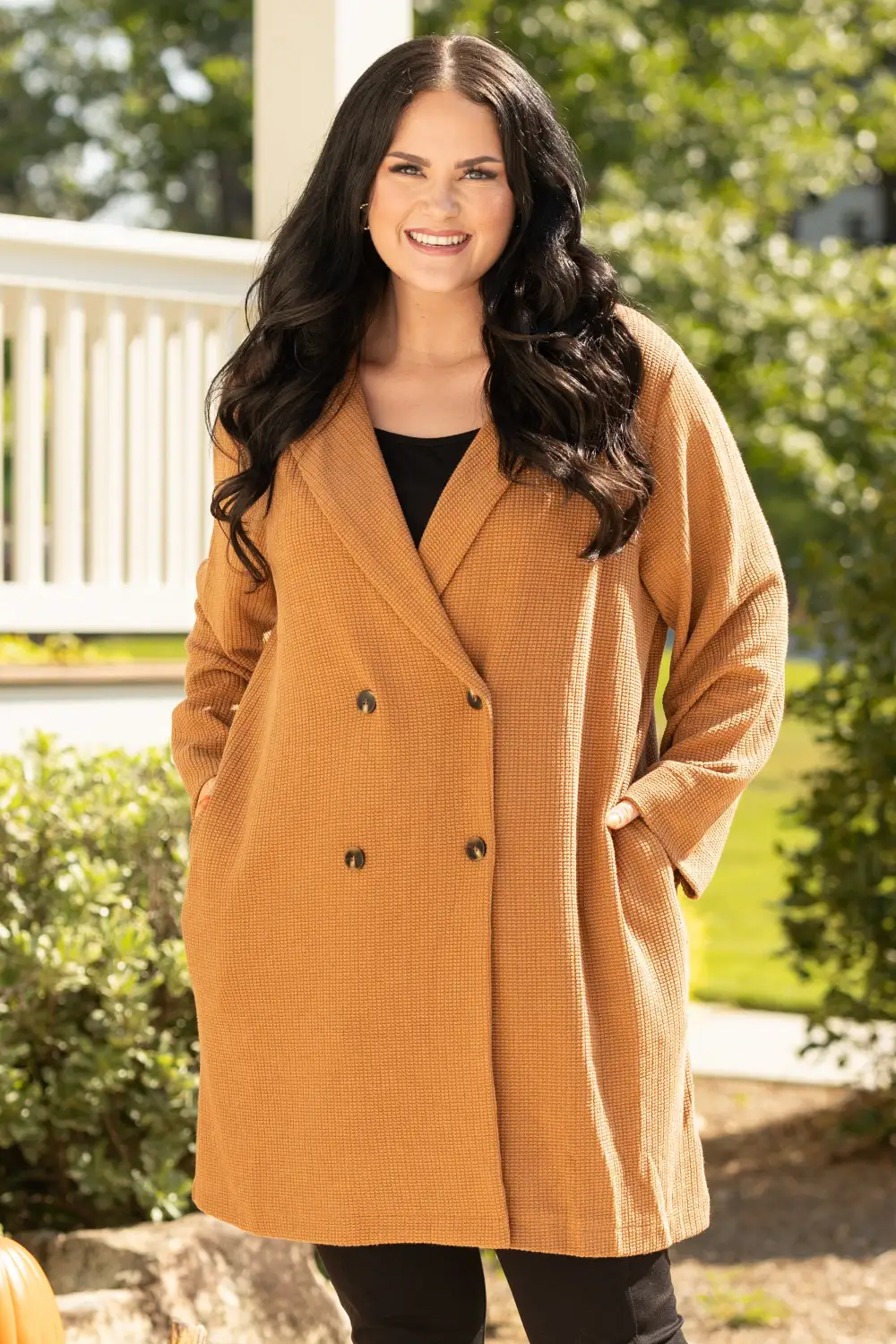 Snuggled Together Jacket, Camel