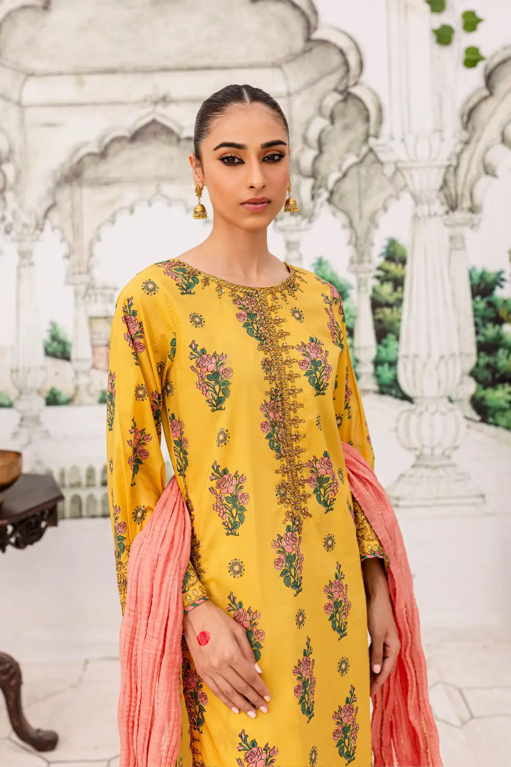 Leyla 3Pc - Printed Lawn Dress