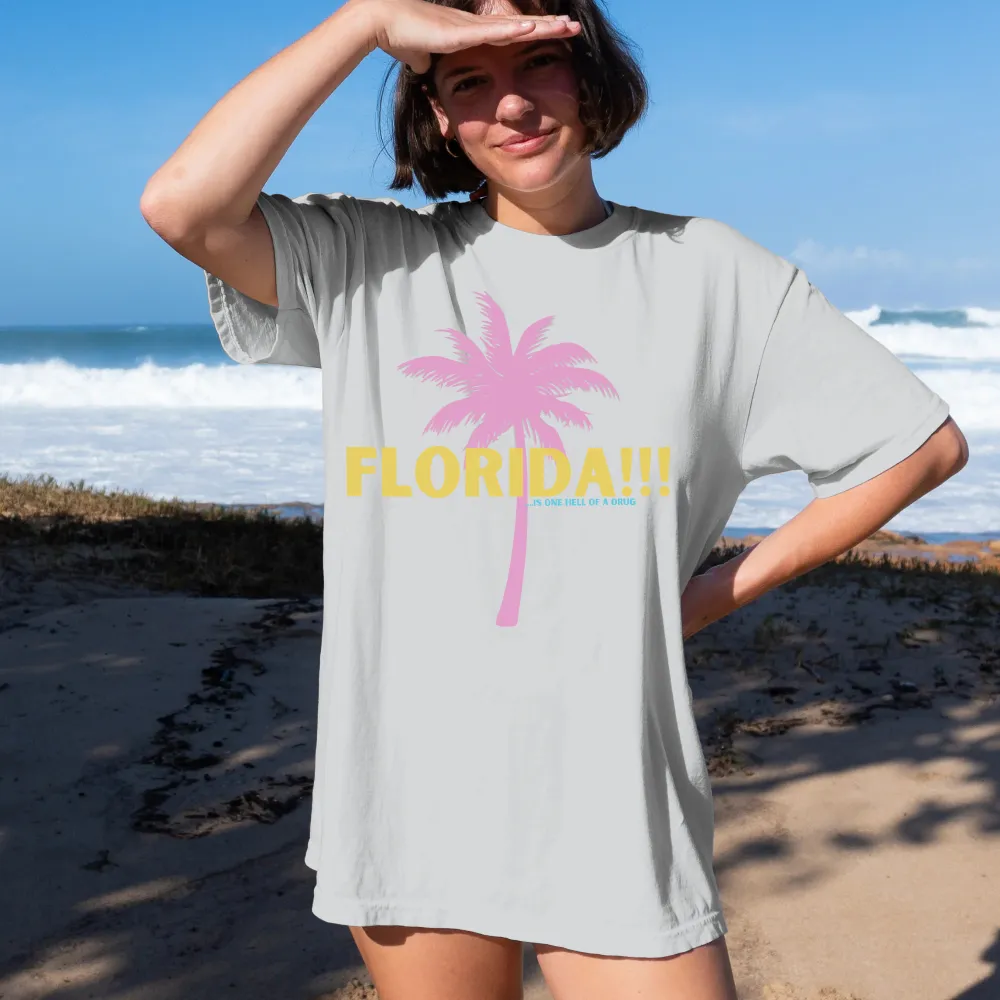 Women's Florida!!! Crew Neck Loose Tee