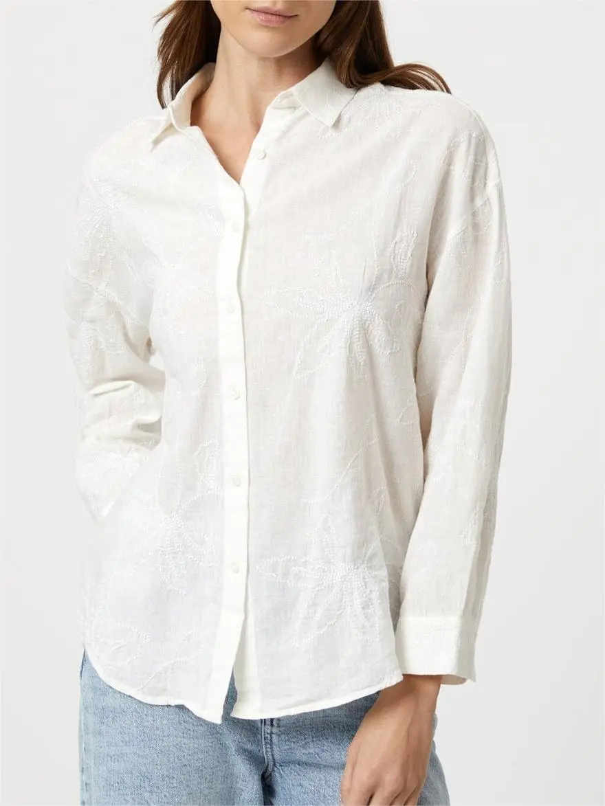 Jacquard Long Sleeve Shirt