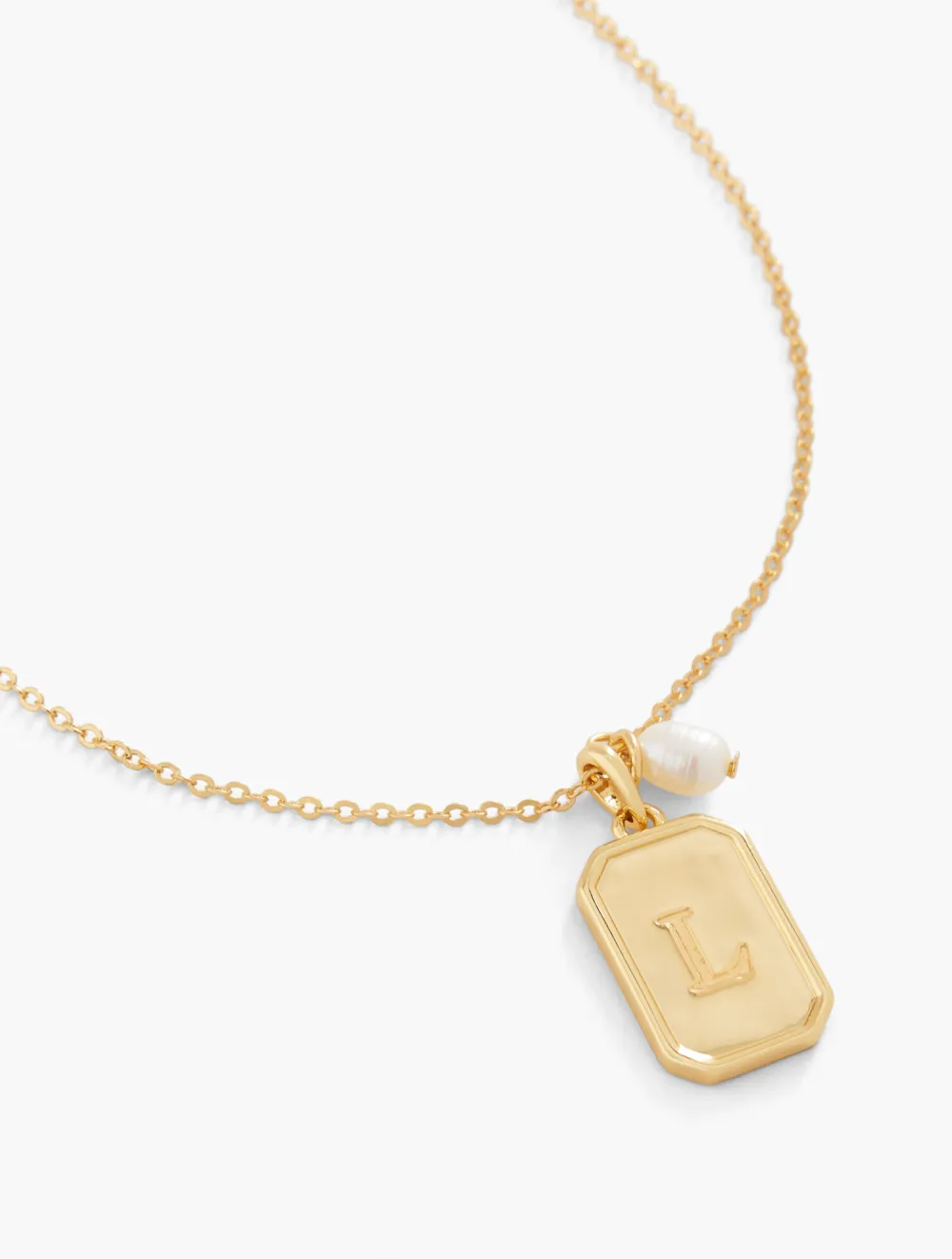 Monogram Initial Pendant Necklace