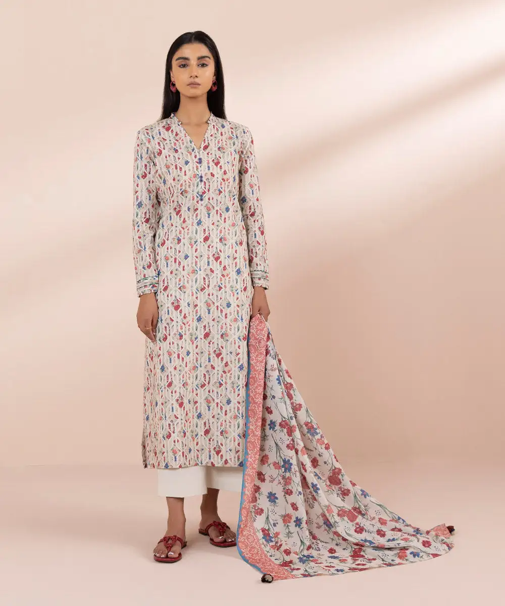 2 Piece - Printed Lawn Suit