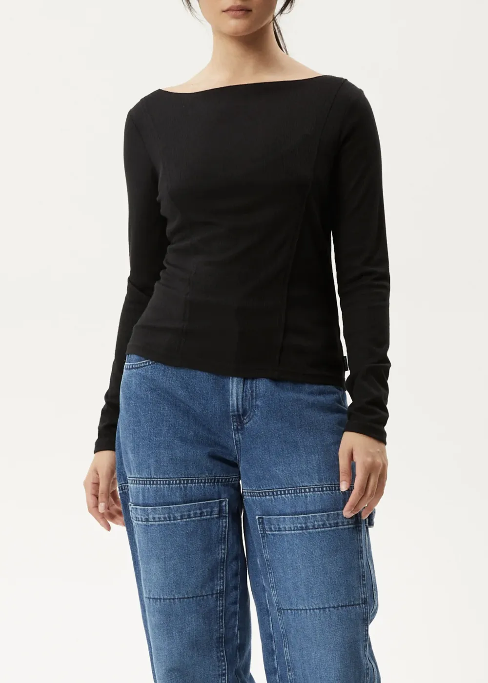 MIRAGE BAMBOO - SHEER LONG SLEEVE TOP