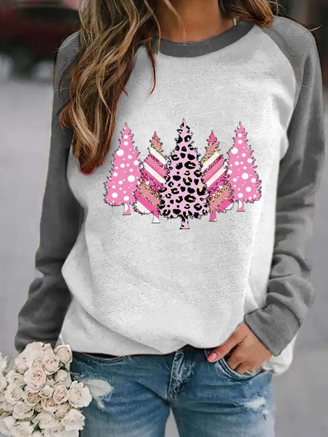 Women's Dreaming Of A Pink   Print Sweatshirt