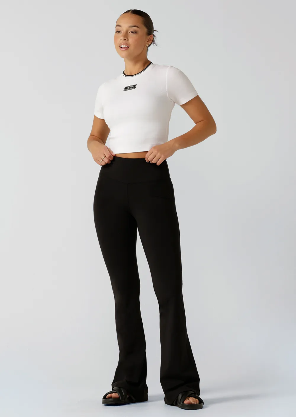 Lotus Flared Full Length Leggings - Tall