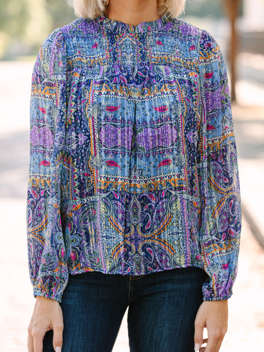 Lavender long sleeve shirt