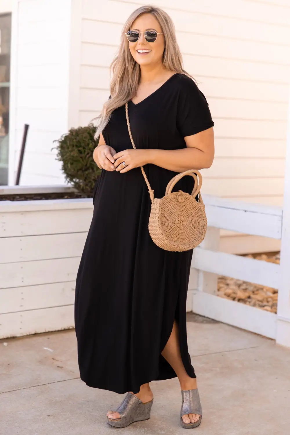 Enchanting Memory Maxi Dress, Black