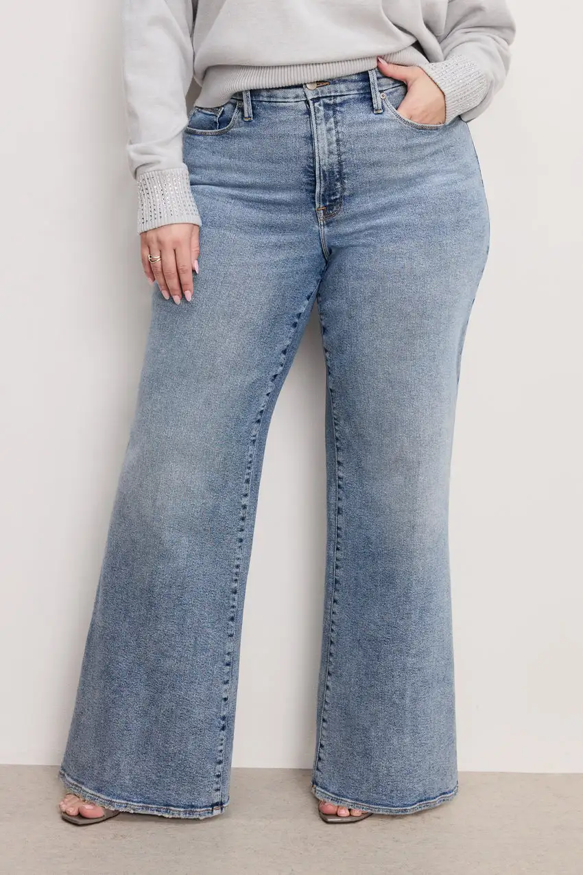 GOOD WAIST PALAZZO JEANS