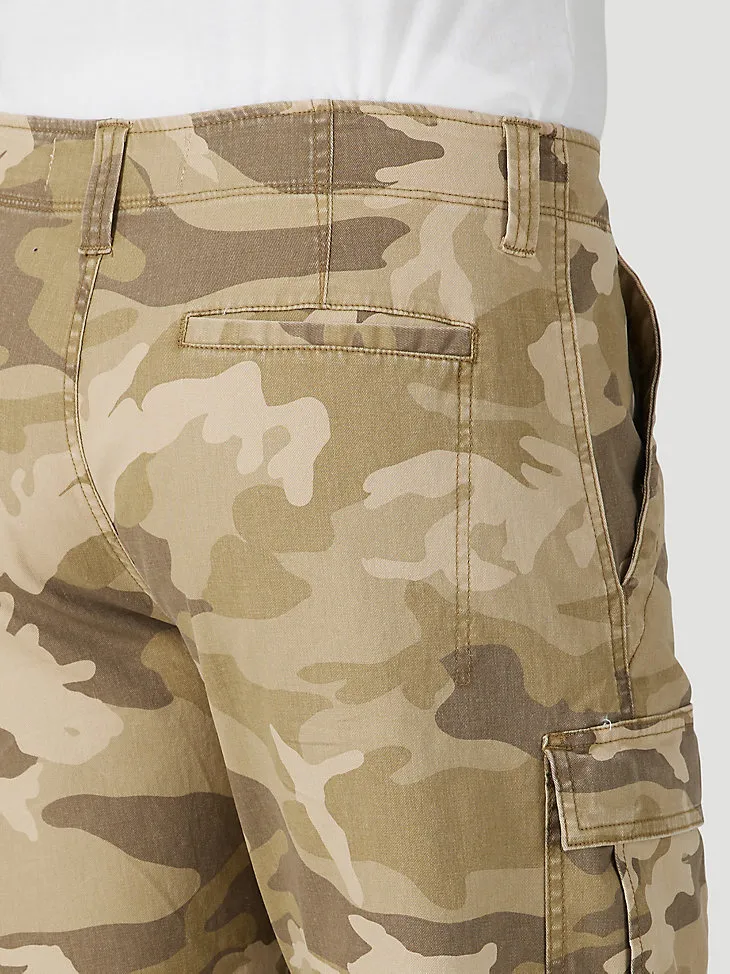 MEN'S WRANGLER AUTHENTICS® STRETCH CARGO SHORT IN GRAIN