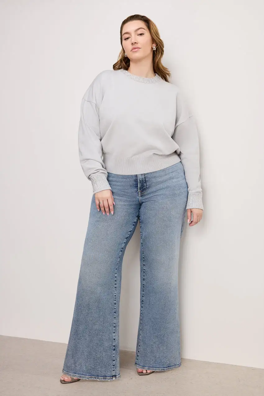 GOOD WAIST PALAZZO JEANS