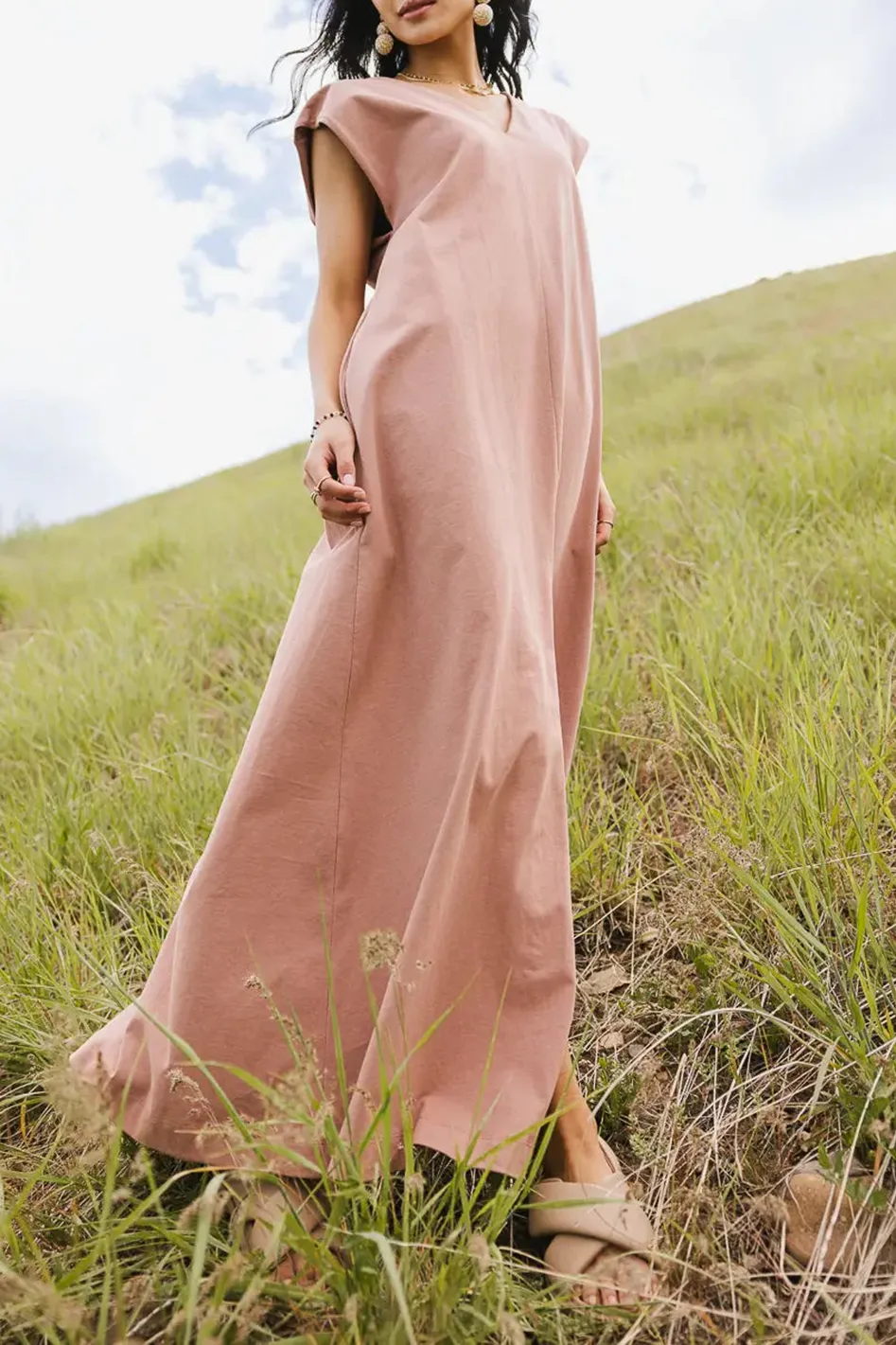 ROTHICA MAXI DRESS IN BRICK