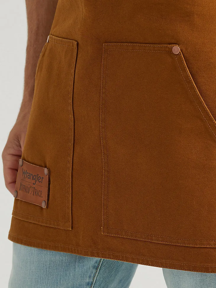 WRANGLER X BUFFALO TRACE™ KILDERKIN APRON IN BUFFALO HIDE