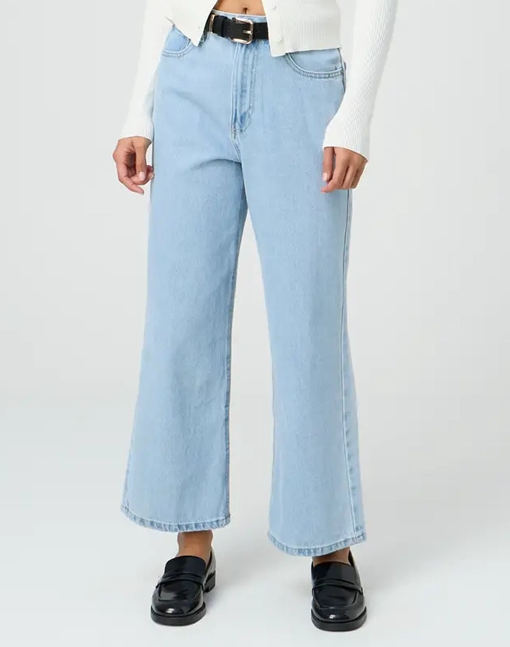 Wide Leg Cropped Jean