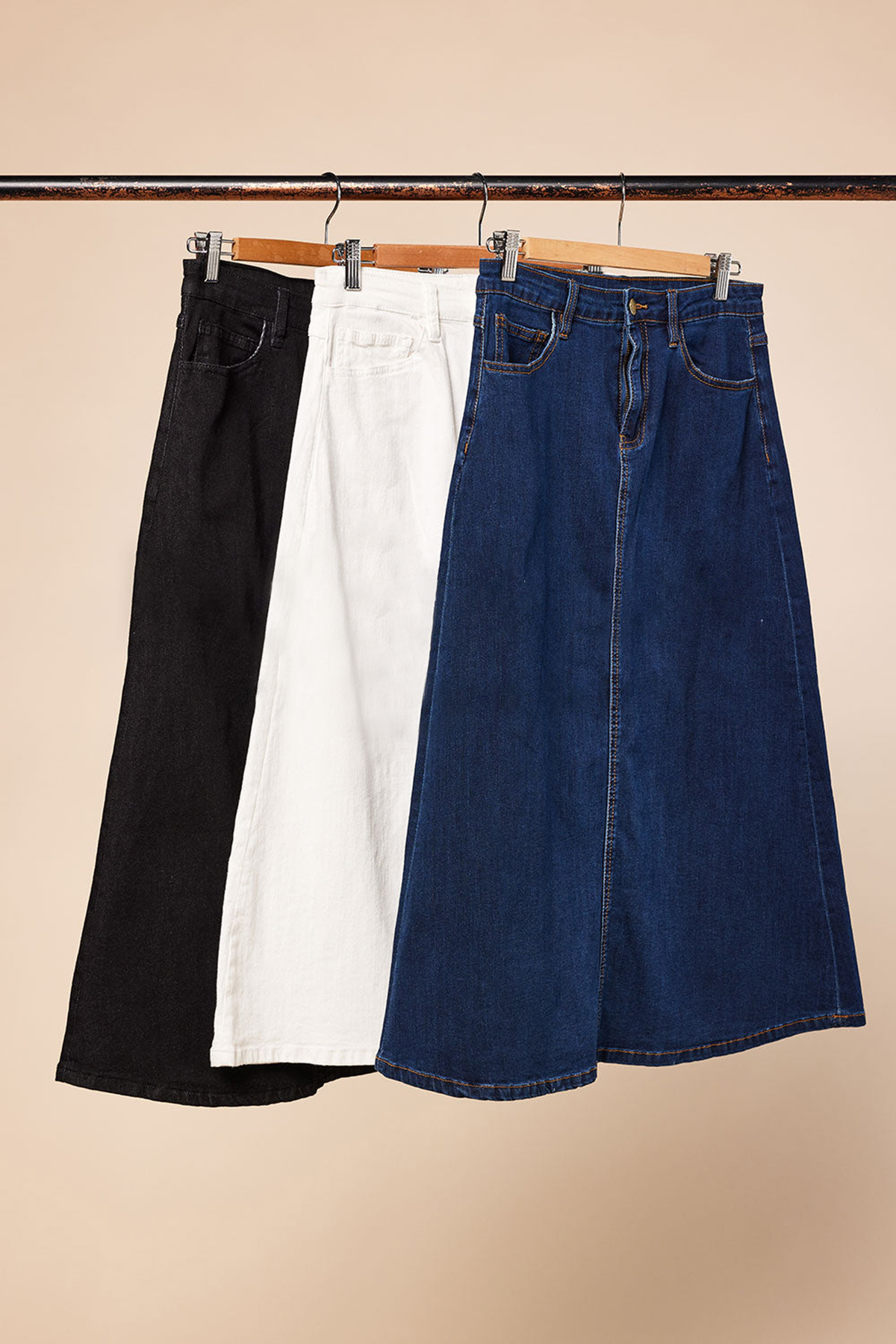 Everyday A-Line Denim Skirt Bundle