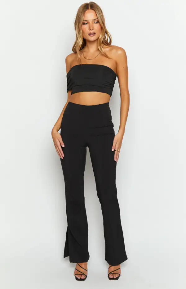 Kylah Black Off Shoulder Top