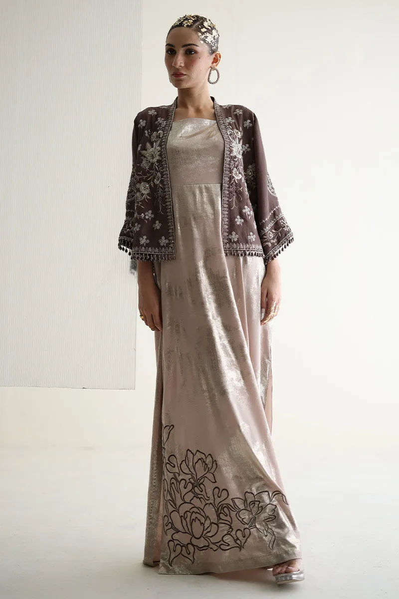 Embellished Kaftan Jacket ensemble