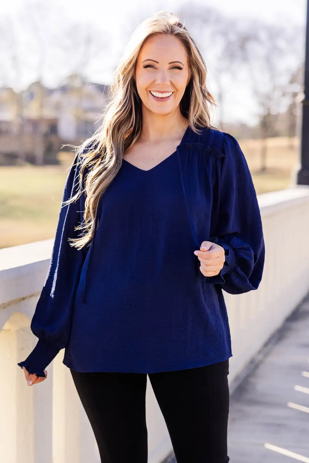 Runaway Rogue Top, Navy