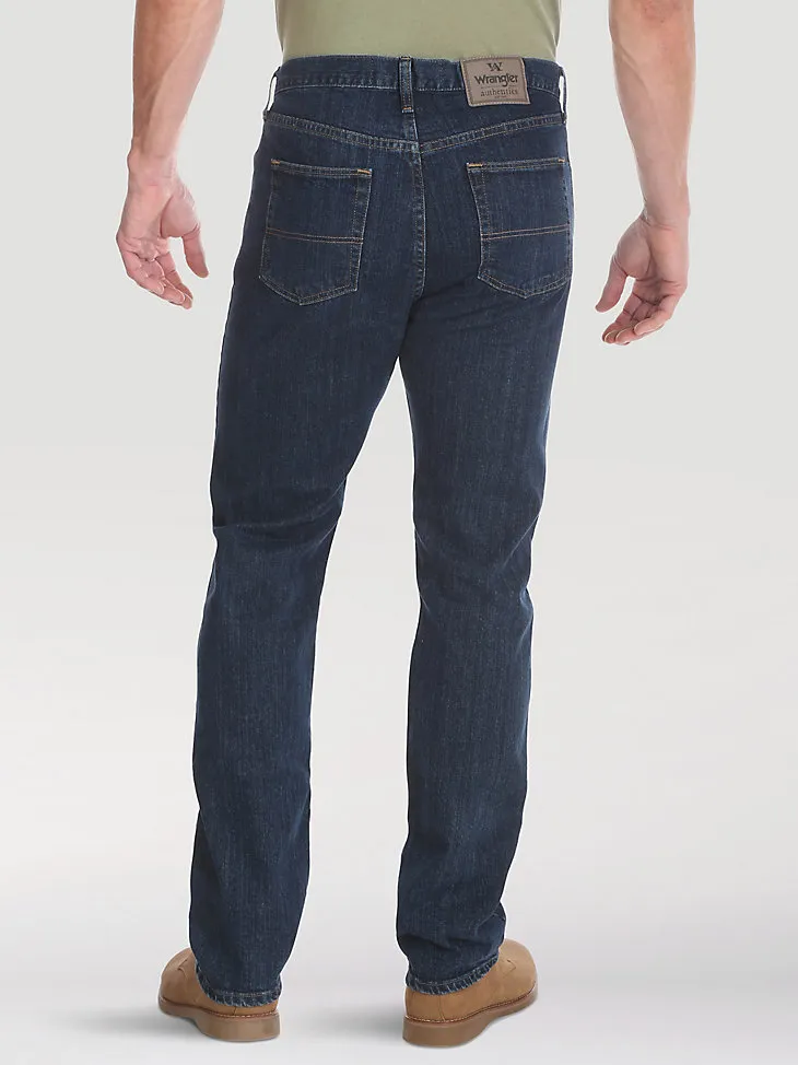 MEN'S WRANGLER AUTHENTICS® REGULAR FIT FLEX JEAN IN VINTAGE BLUE