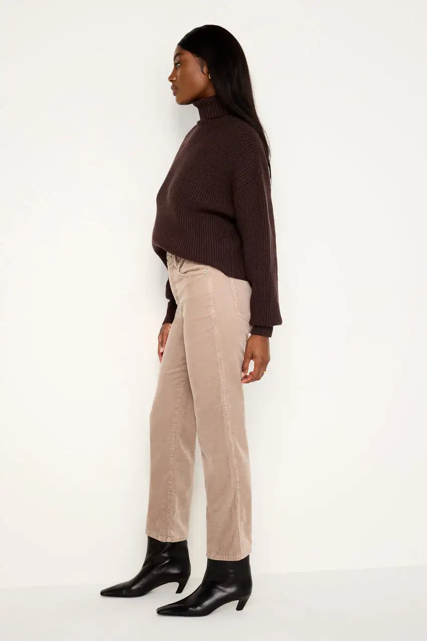 GOOD CURVE STRAIGHT CORDUROY PANTS