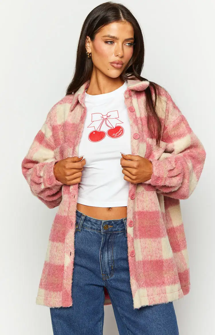 Neve Pink Check Jacket