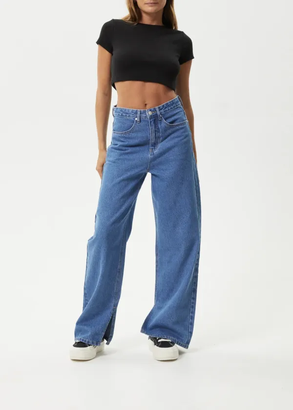 BELLA - HEMP DENIM BAGGY JEANS