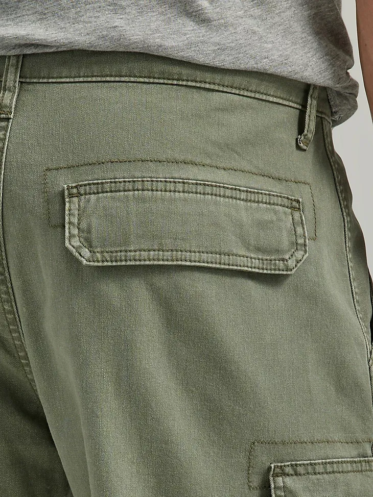 WRANGLER® MEN'S FIVE STAR PREMIUM STACKED CARGO SHORT IN TWILL