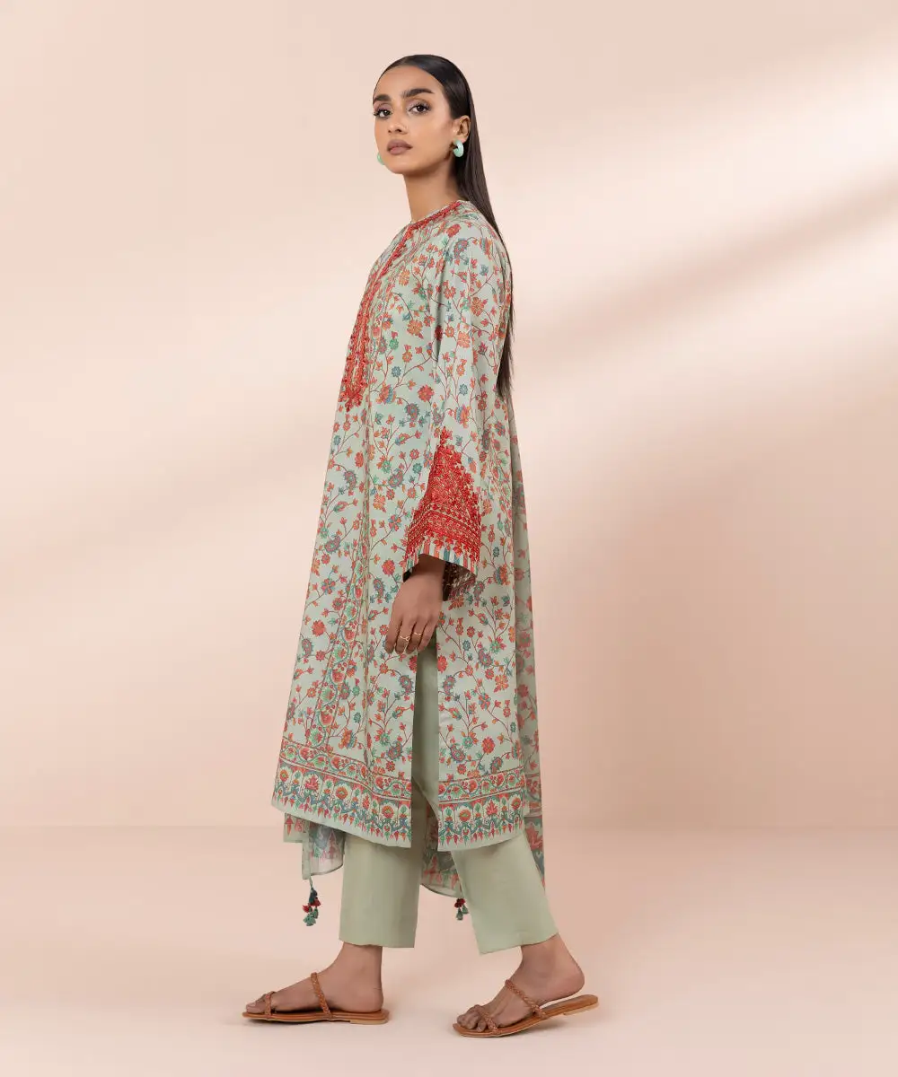 3 Piece - Embroidered Lawn Suit