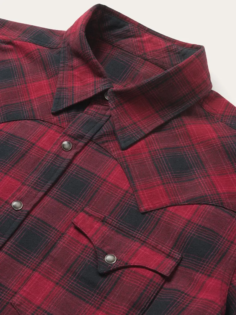 Brushed Twill Plaid Shirt