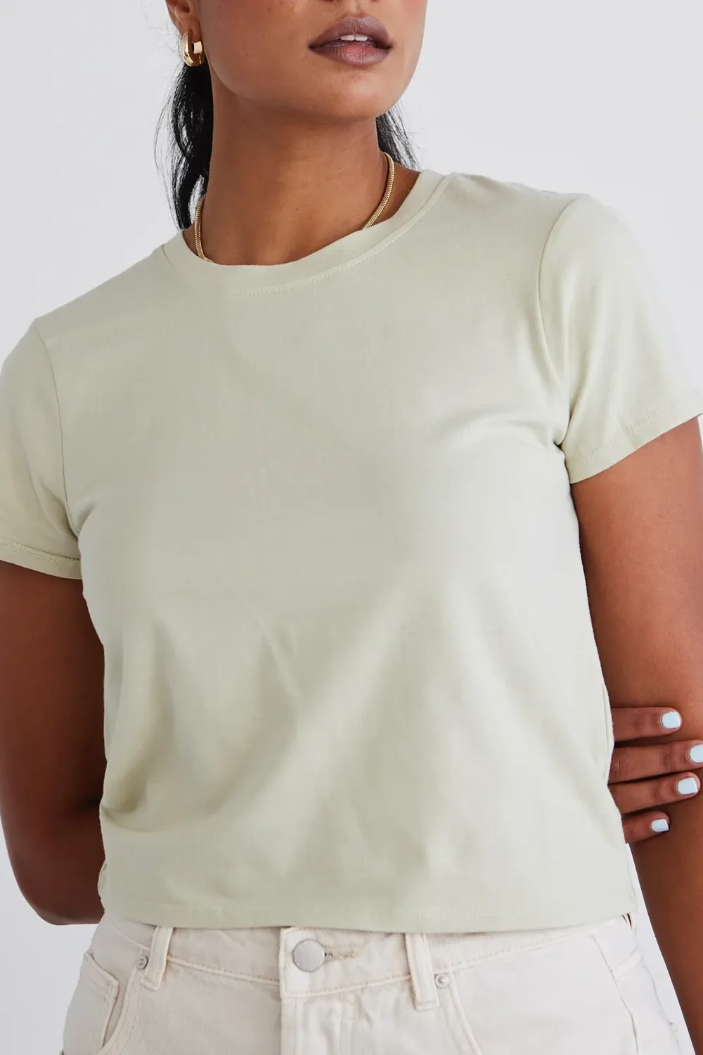 Pepper Sage Longer Baby Cotton Elastane Tee