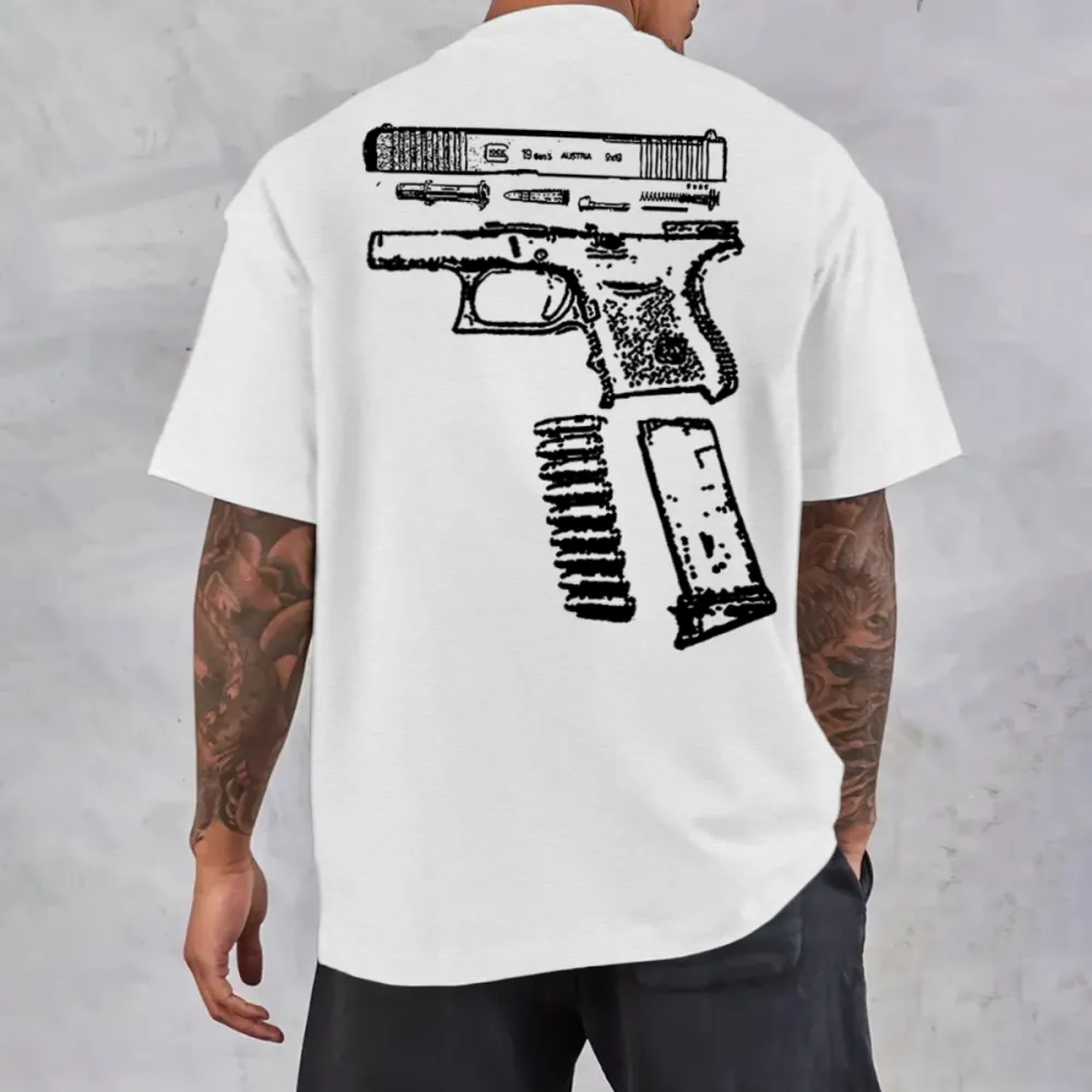 In Glock We Trust Men T-shirt,Short Sleeve,T-shirt Size S-4XL