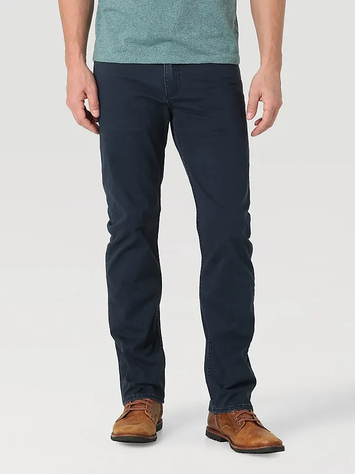 MEN'S WRANGLER AUTHENTICS® SLIM STRAIGHT TWILL PANT IN ACORN