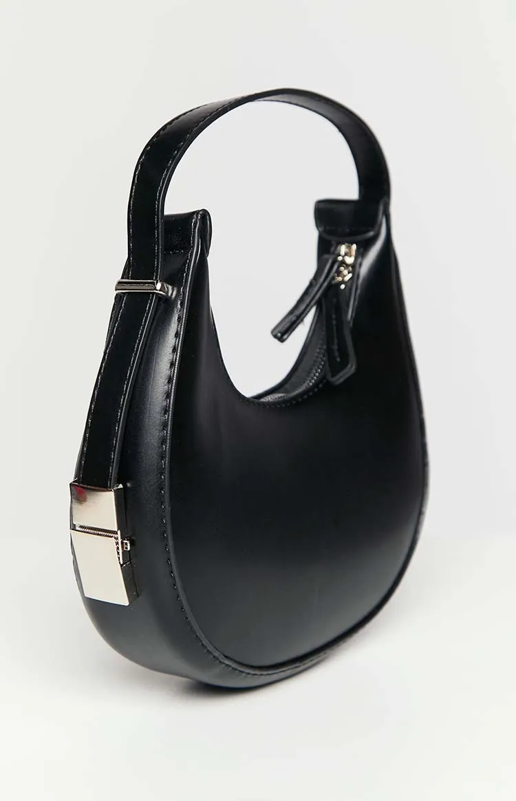 Ellisa Black Shoulder Bag