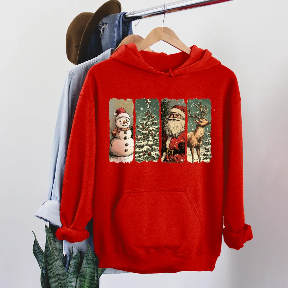 Christmas illustration Women's hoodie