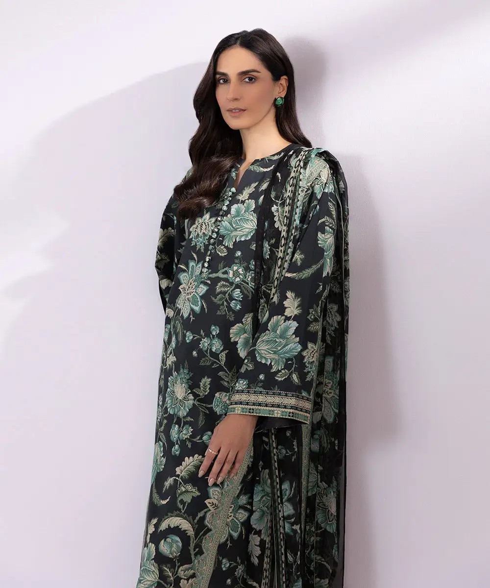 3 Piece - Printed Lawn Suit