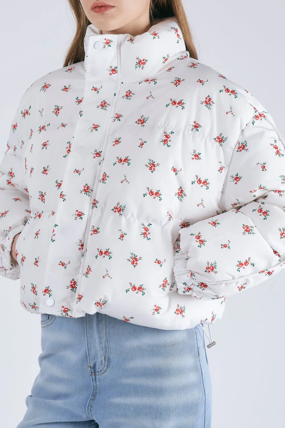 Rosie Floral Puffer Jacket