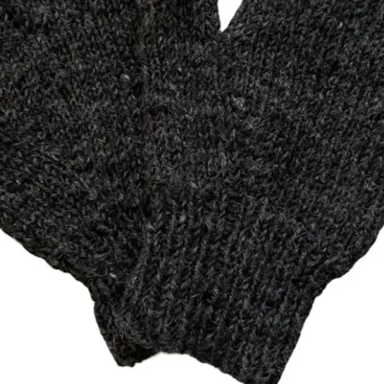 Black Wool Gloves