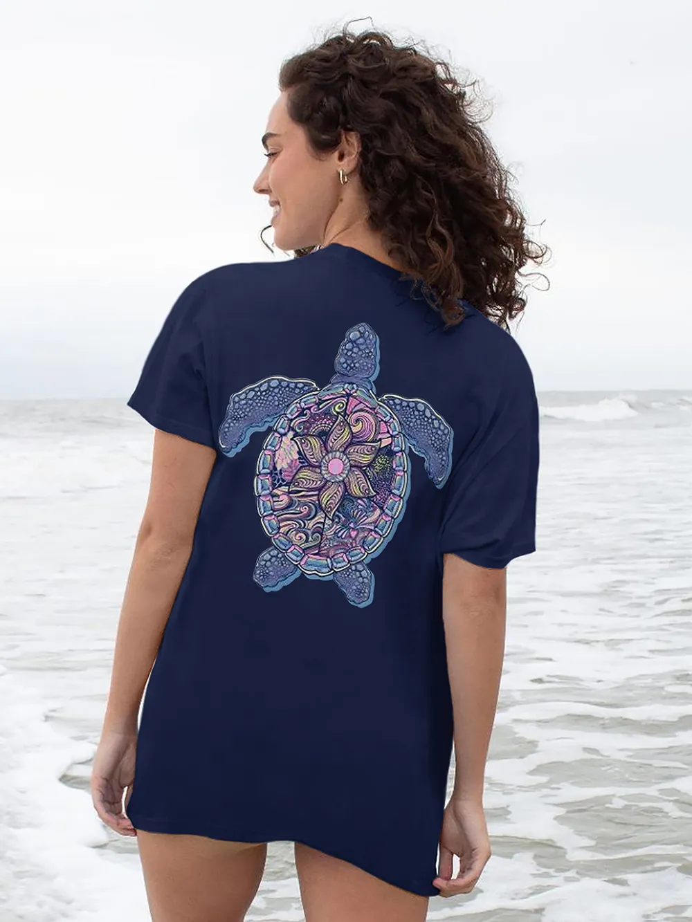 Pretty Turtle Pattern Tee