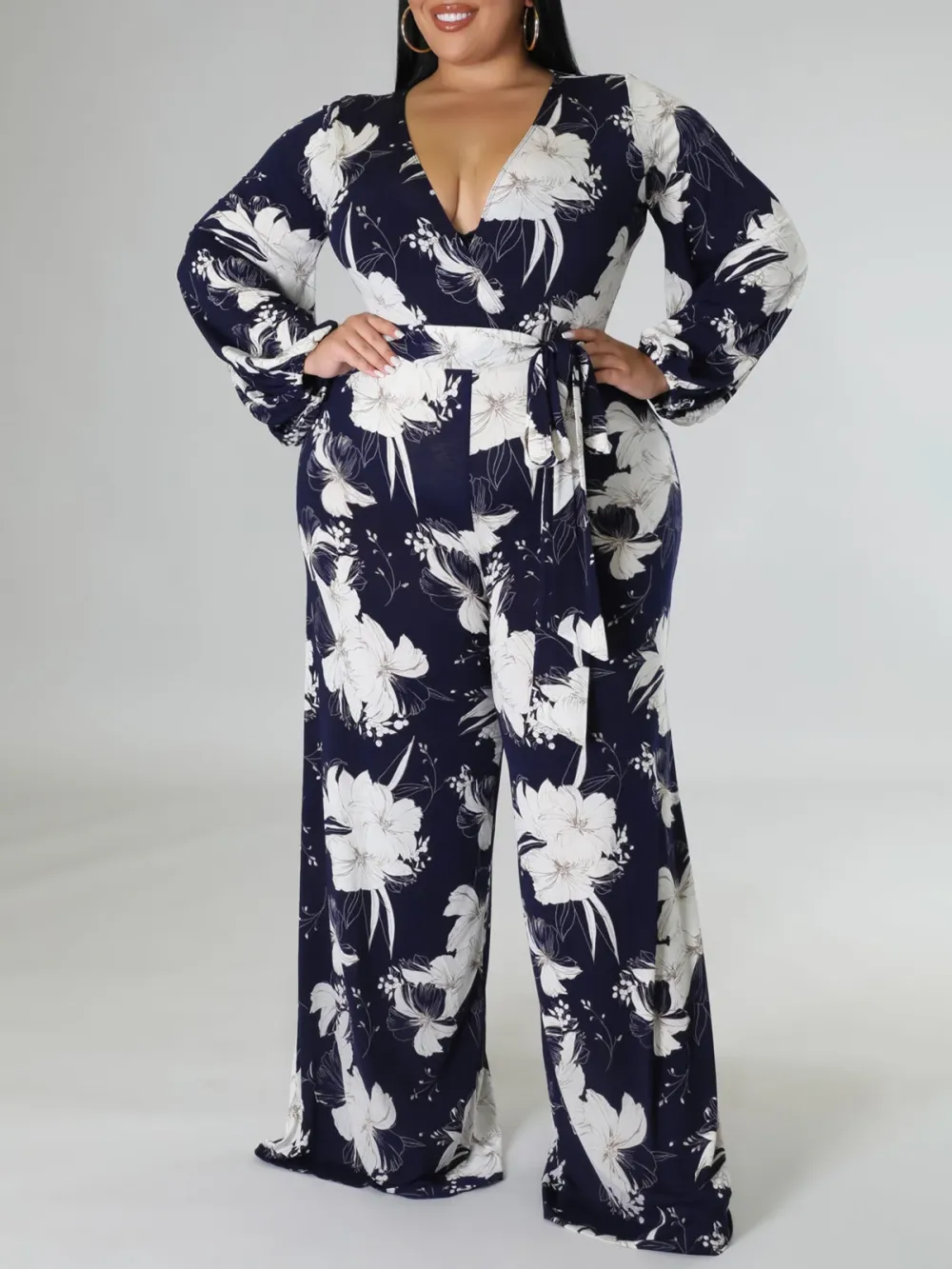 Plus-Size Fashion Women'S One-Piece Pants