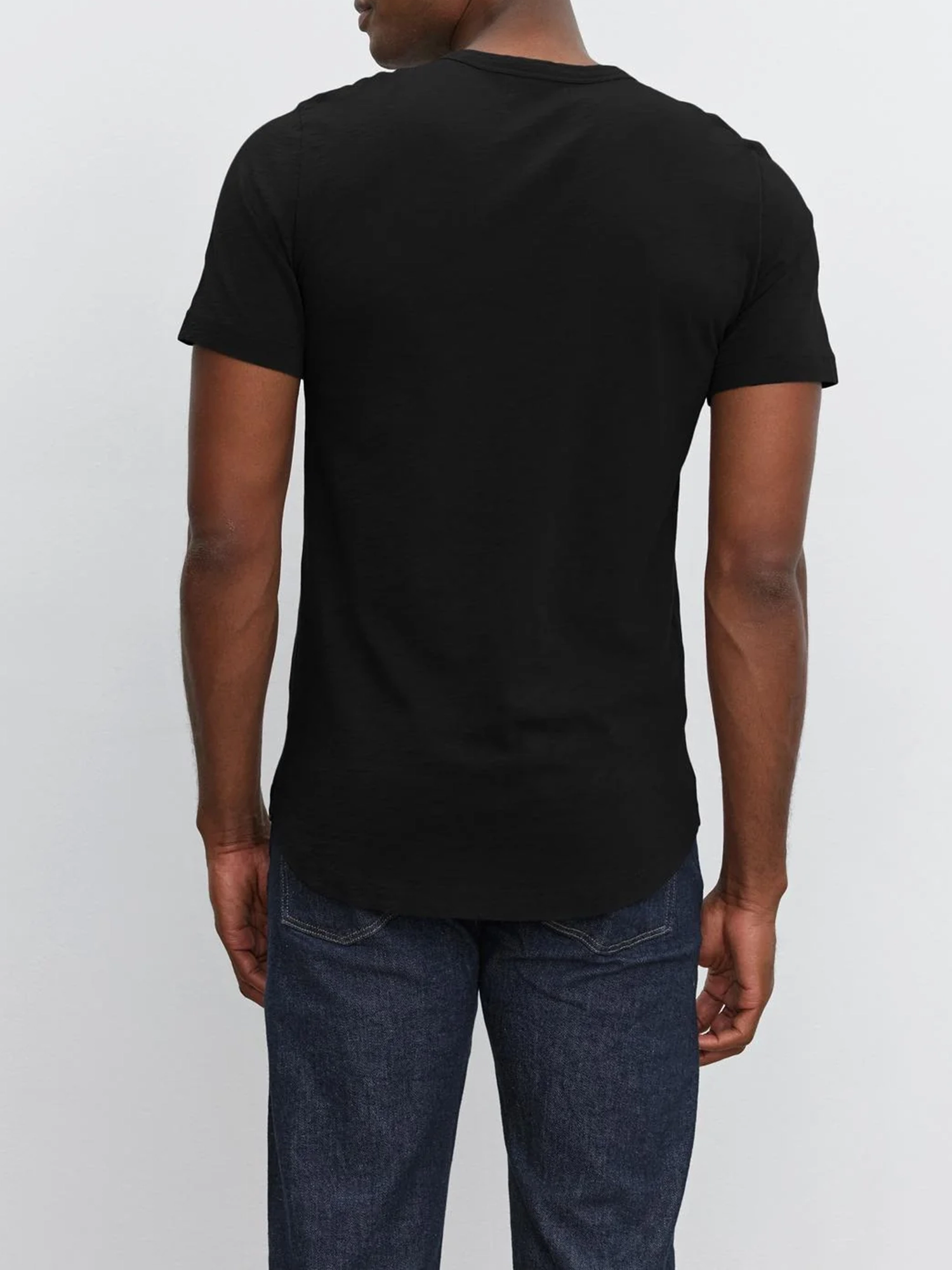 Round Neck Short Sleeve Cotton T-Shirt