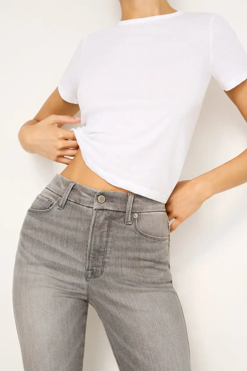 GOOD CURVE STRAIGHT LIGHT COMPRESSION JEANS