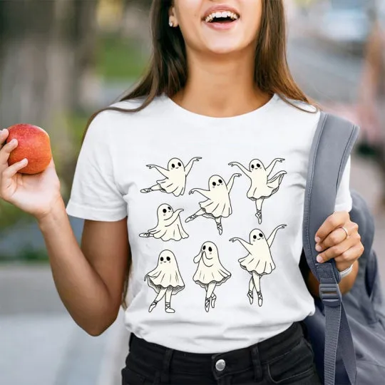 Dancing Ghost Teacher T-Shirt