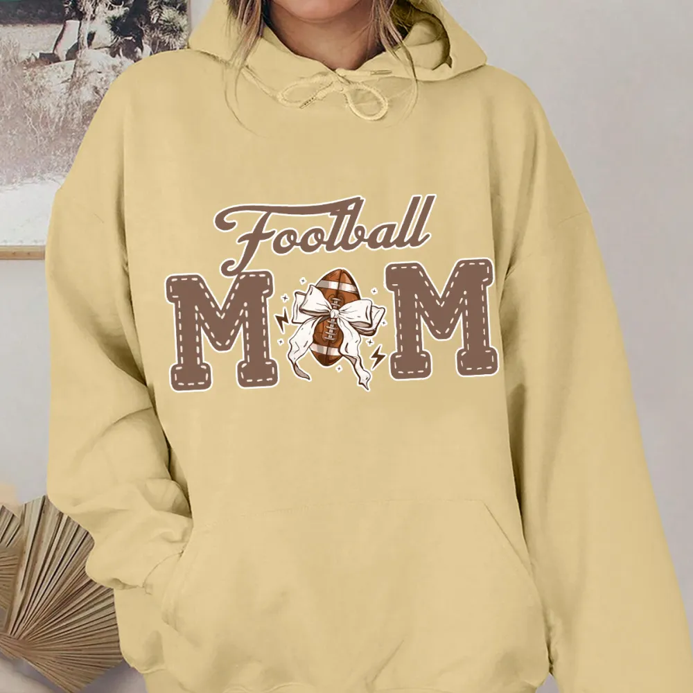 mom football Women's fashionable hoodie