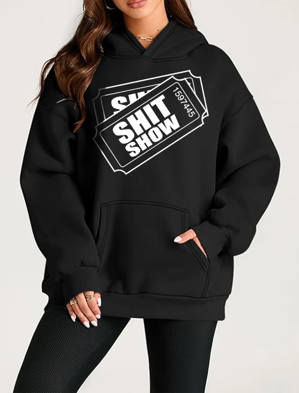 Shit Show Pattern Hoodie