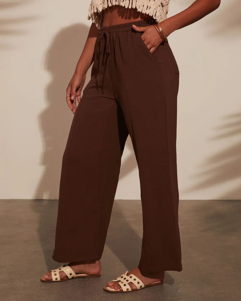 Cobblestone Stroll Relaxed Pocketed Pants