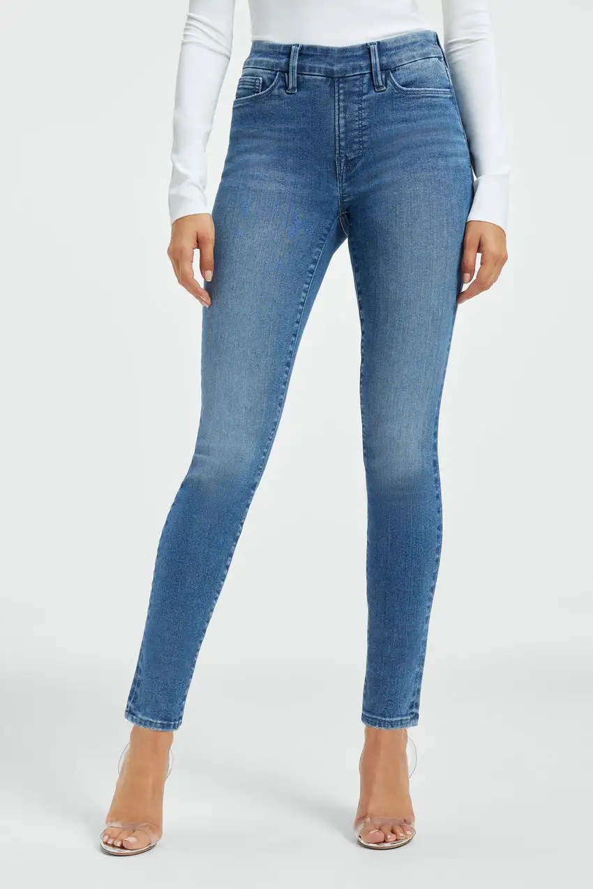 POWER STRETCH PULL-ON SKINNY JEANS