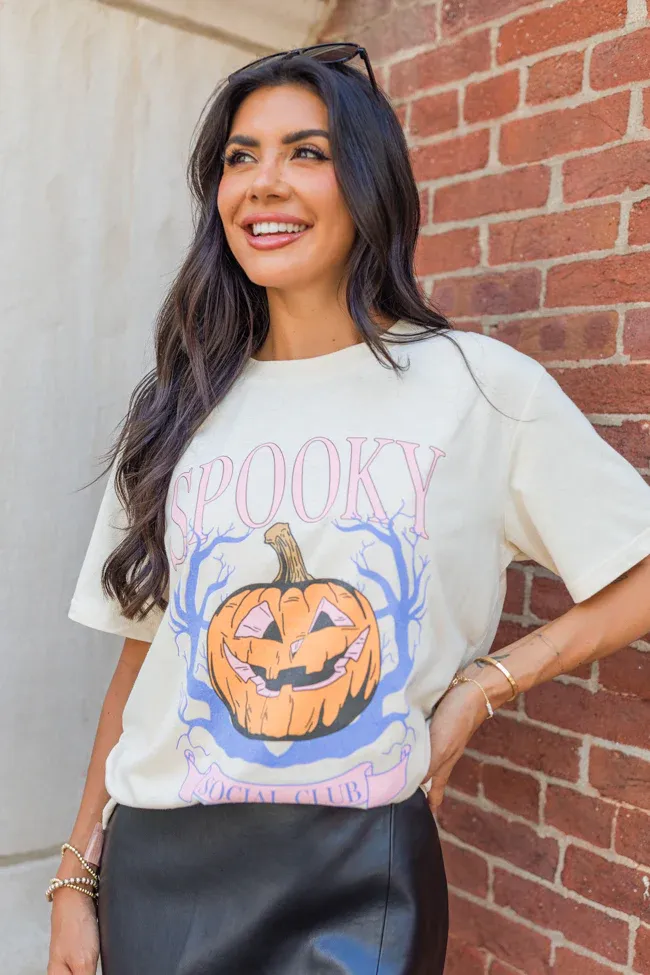 Spooky Vibes Graphic Oversized Tee