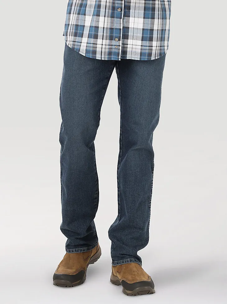 WRANGLER RUGGED WEAR® PERFORMANCE SERIES REGULAR FIT JEAN IN MID INDIGO