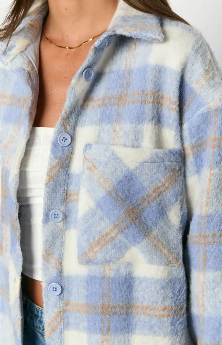 Neve Blue Check Jacket