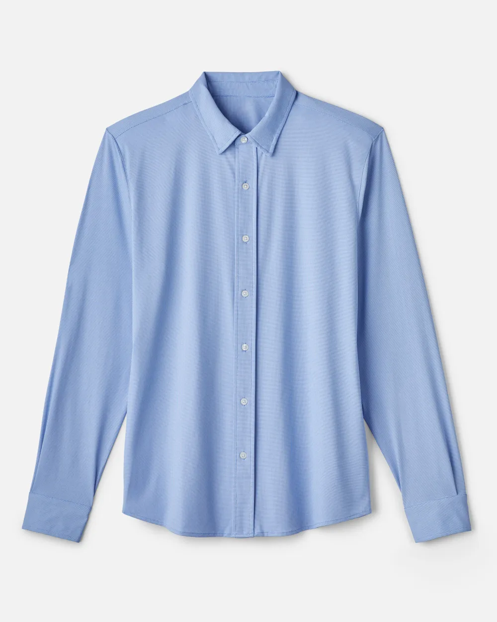 Men's Solid Long Sleeve Button Down Shirts