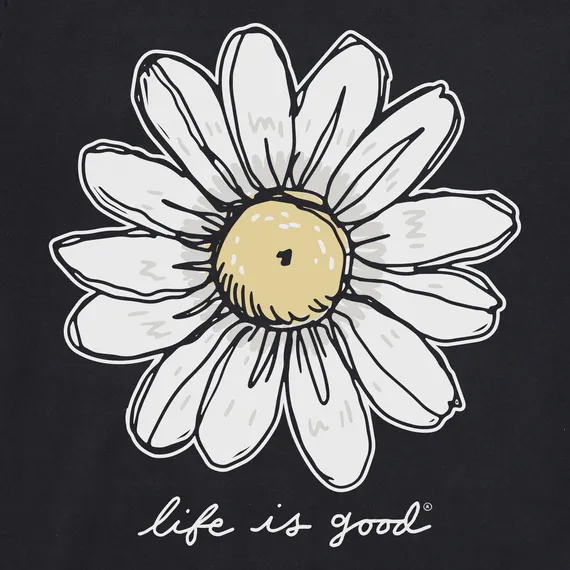 Unisex Relaxed Daisy Long Sleeve Hoodie